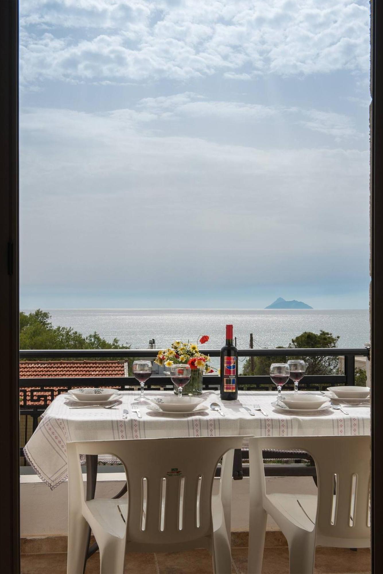 Sofia Apartment, With Sea & Mountain View 卡拉马基 外观 照片